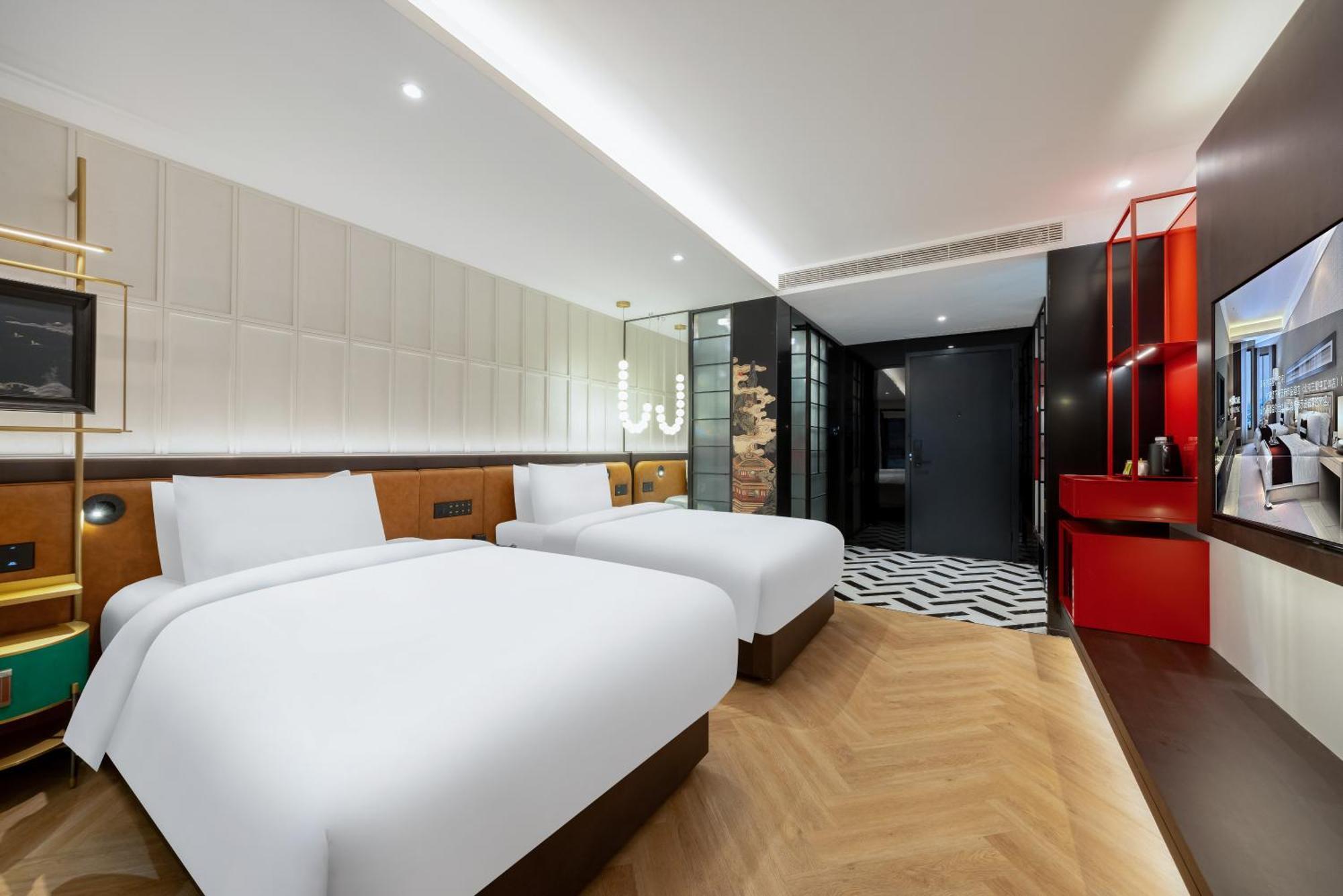 Beijing Tangfu Sanlitun Boutique Hotel---Breakfast, Restaurant And Bar, Close To Tian'Anmen Square Forbidden City Temple Of Heaven, Laundry, Gym, Robot, Ticket Service, Located In City Center Subway Line 2, One Station To Airport Express Bagian luar foto